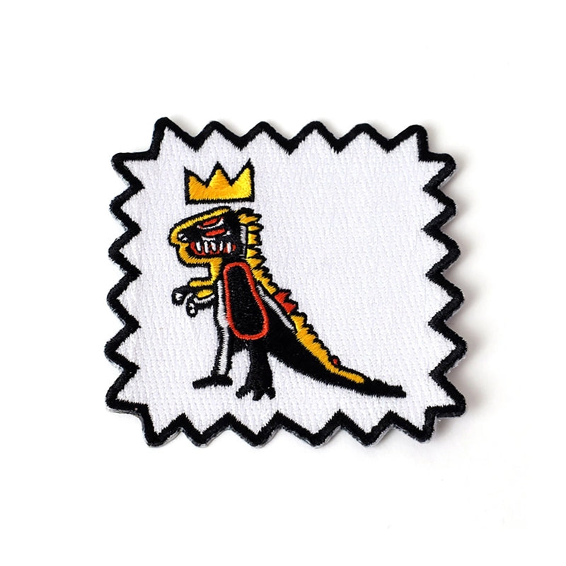 Basquiat Crowned T-Rex Patch