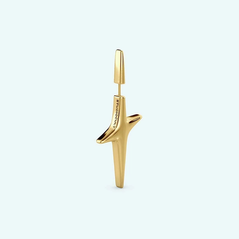 Pierced Star Single Earring