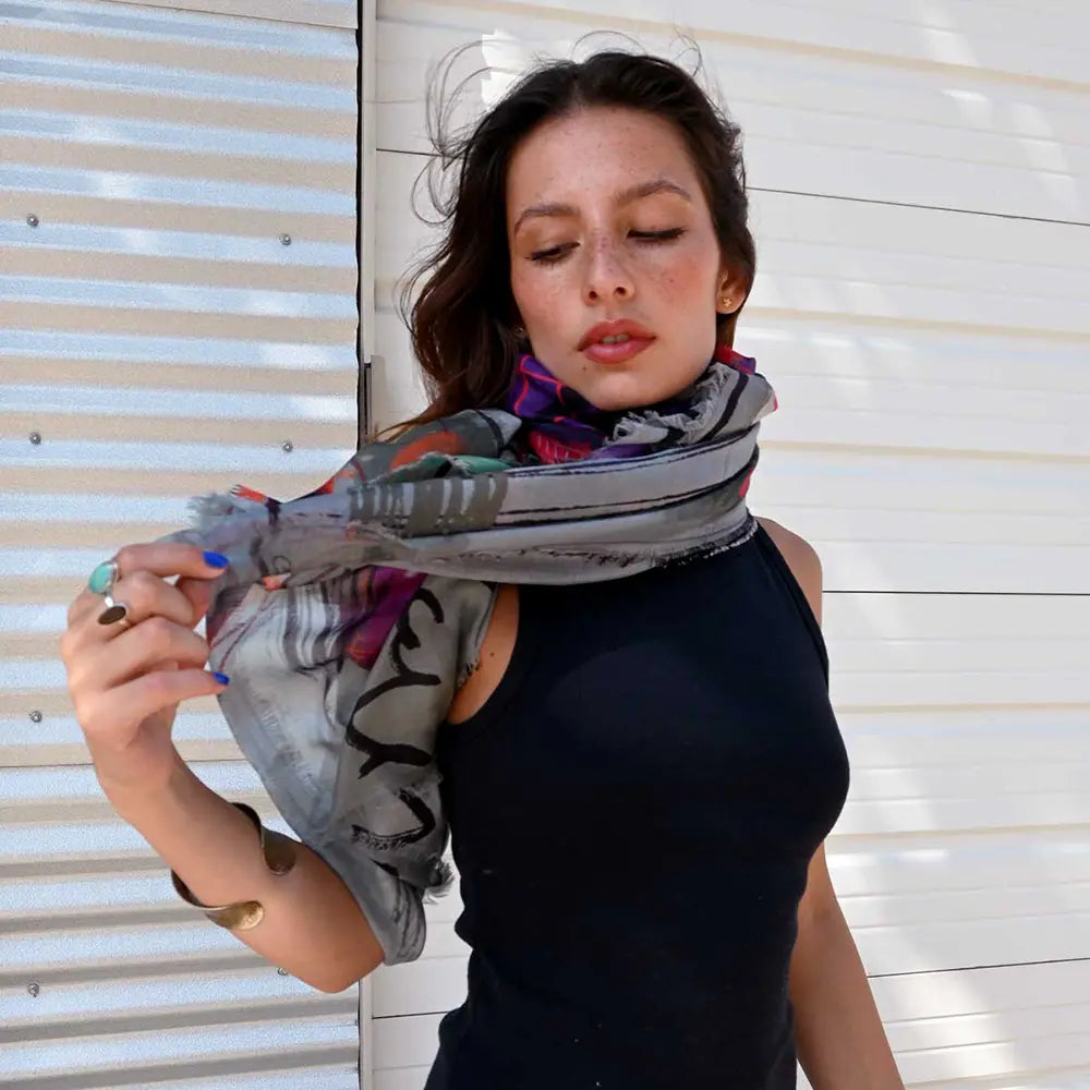 California Dream Silk Scarf – MCA Chicago Store