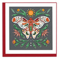 Moth Quilled Card