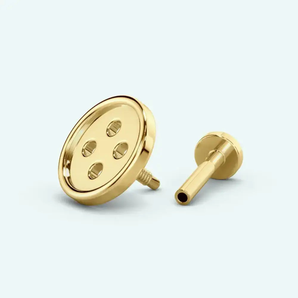 Button Earrings