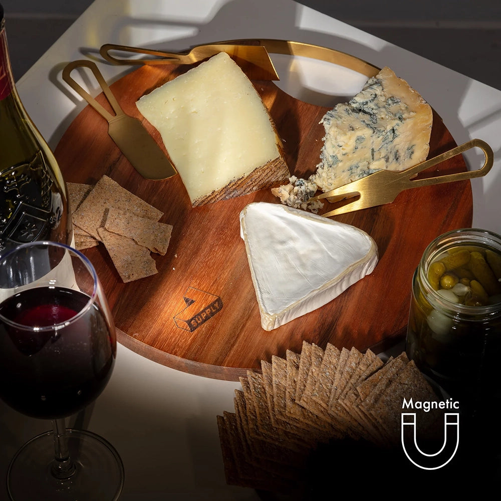 Magnetic Cheese & Charcuterie Board Set