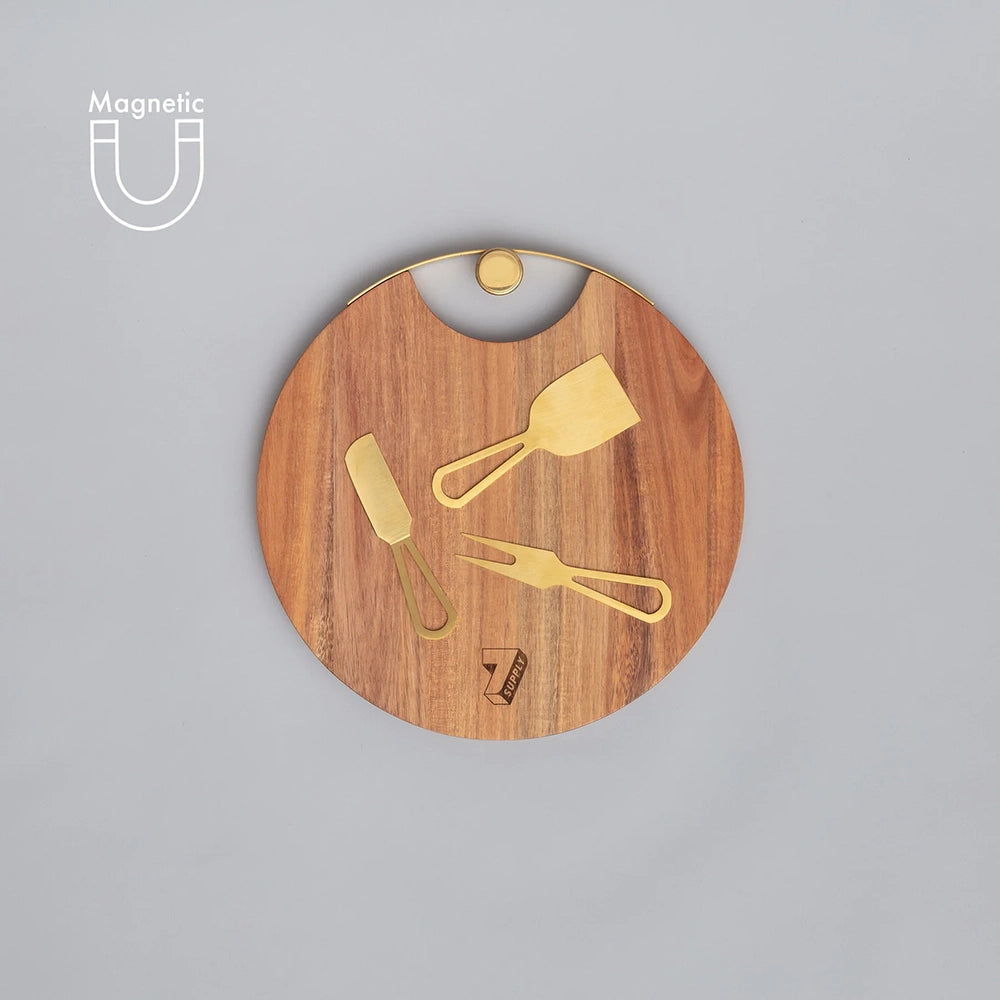 Magnetic Cheese & Charcuterie Board Set