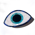 Evil Eye Claw Hair Clip