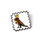 Basquiat Crowned T-Rex Pin