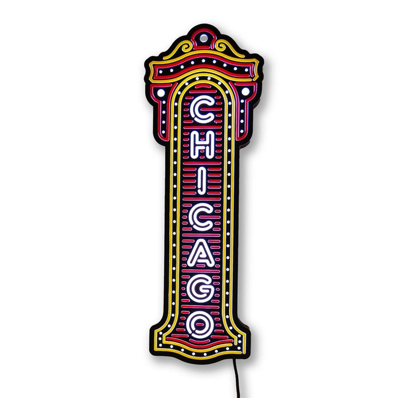 Chicago Theatre Neon Sign