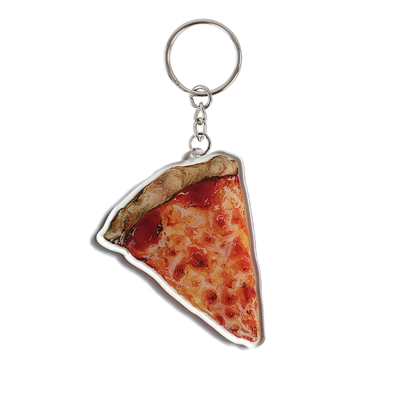 Pizza Slice Acrylic Keychain