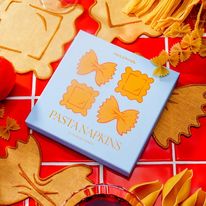 Pasta Cocktail Napkins Set