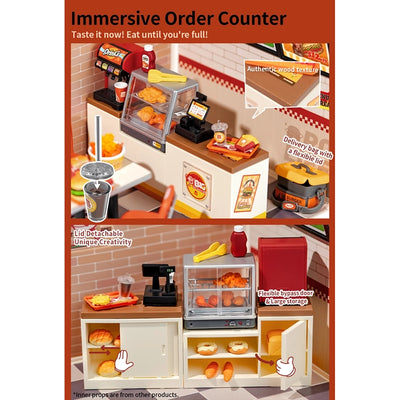 Rolife Miniature House Kit - Burgers