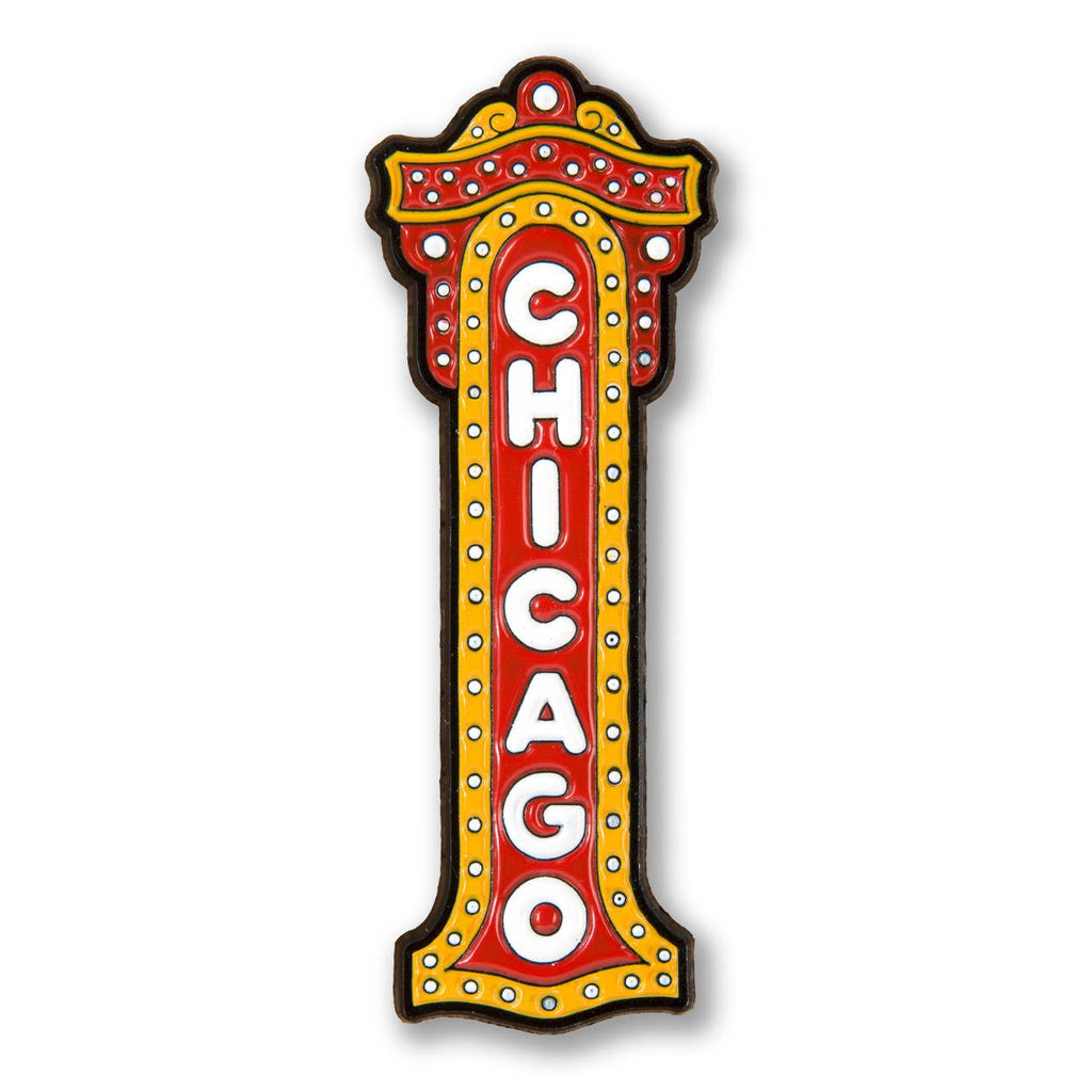 Chicago Theater Sign Enamel Pin