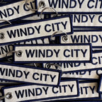 Windy City Embroidered Keychain