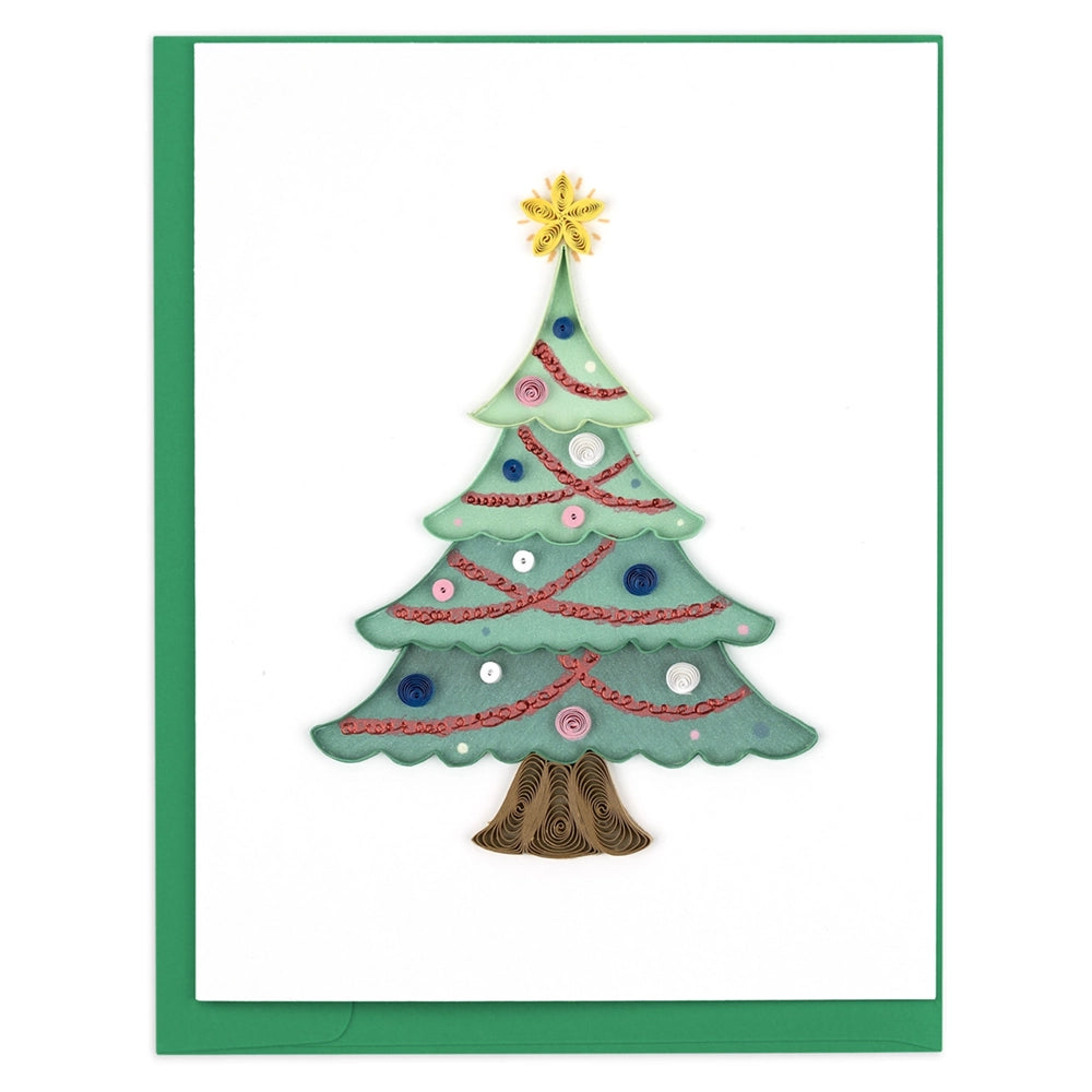 Quilled Christmas Trees Boxed Card Set