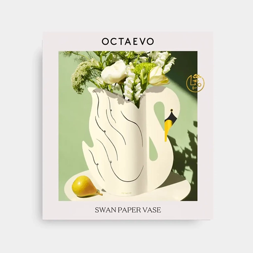 Paper Swan Vase