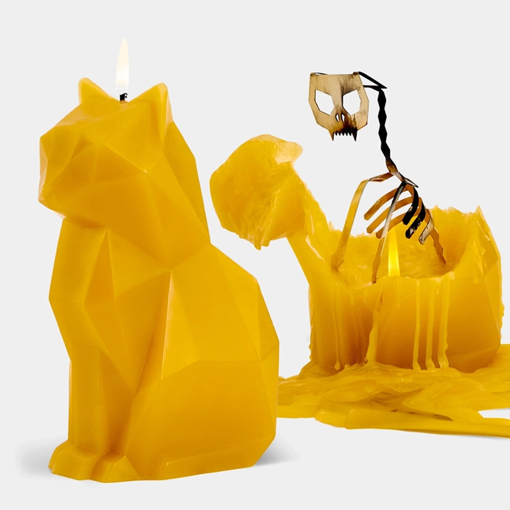 Kisa Cat Skeleton Candle