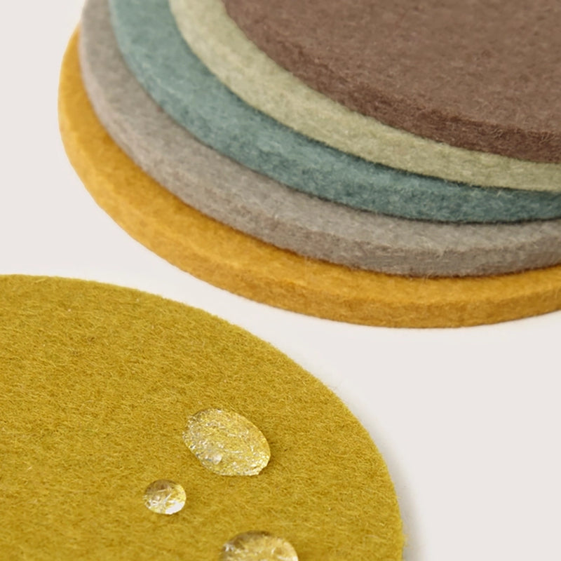 Bierfilzl Round Coasters - Set of 6