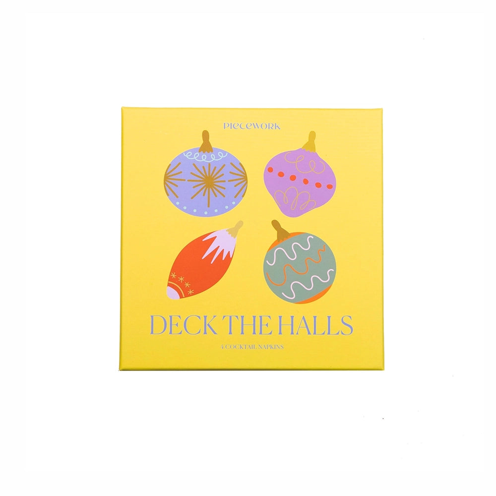 Deck the Halls Cocktail Napkins Set