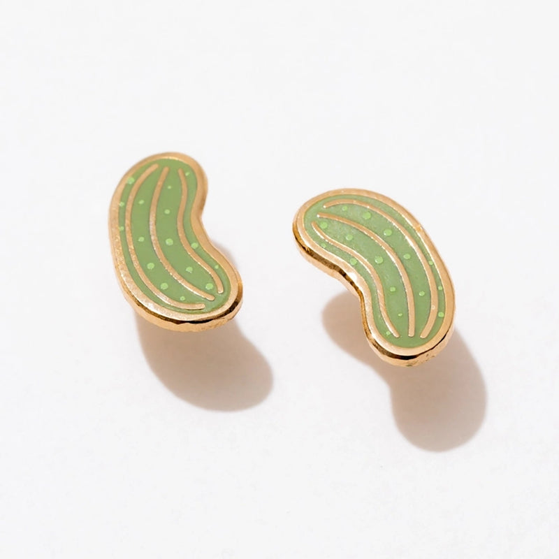 Pickle Stud Earrings