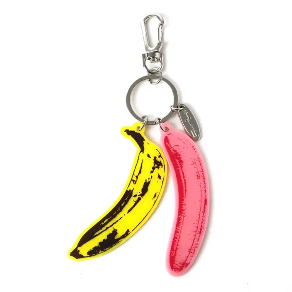 Warhol Bananas Keychain