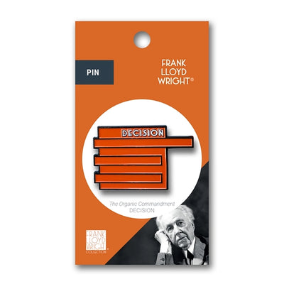 Frank Lloyd Wright Decision Pin