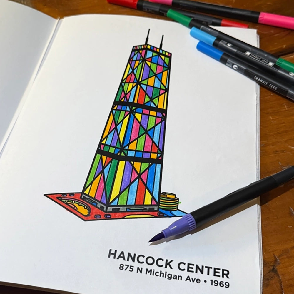Chicago Architecture Coloring Book