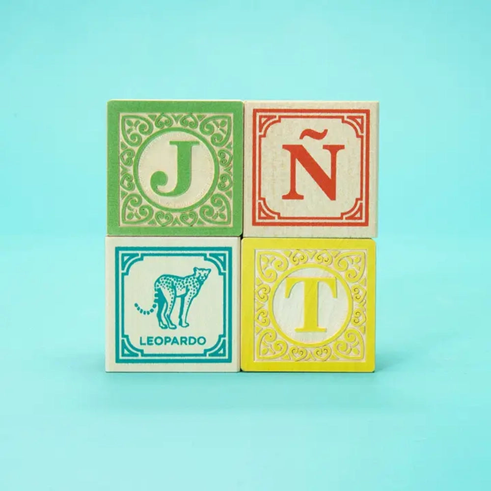 Spanish Wooden Block Toy