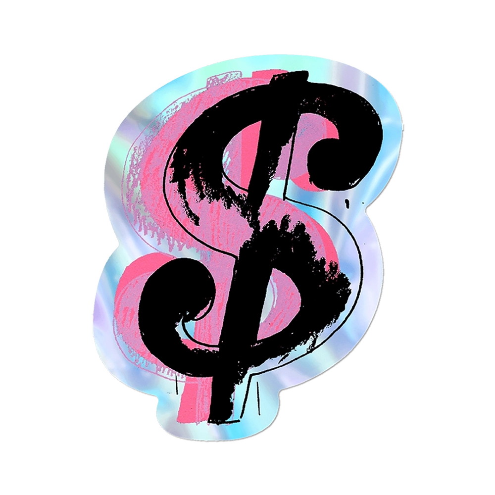 Warhol Dollar Sign Sticker