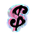 Warhol Dollar Sign Sticker