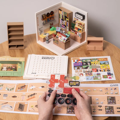 Rolife Miniature House Kit - Bookstore