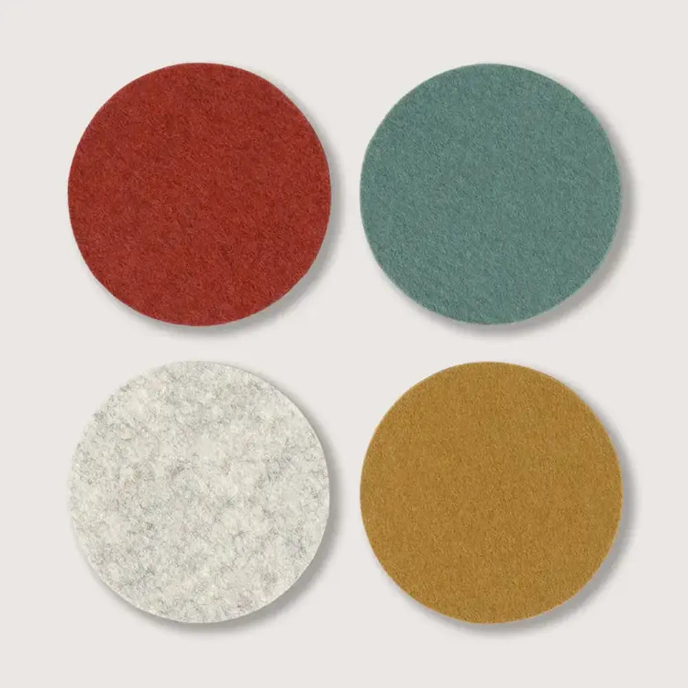 Bierfilzl Round Coasters - Set of 4