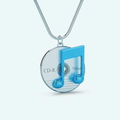 MP3 Pendant Necklace