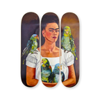 Kahlo Me and My Parrots Skate Deck Set