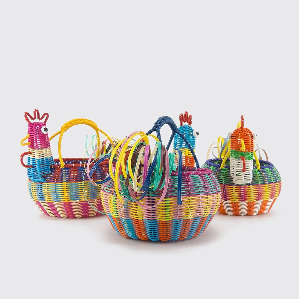 Woven Chicken Basket