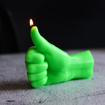 Thumbs Up Hand Candle