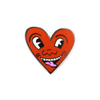 Keith Haring Smiling Heart Pin