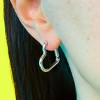 Heart Carabiner Single Earring - Mini