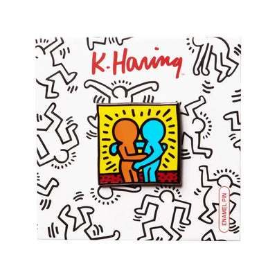 Keith Haring Friends Pin