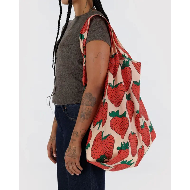 Big Baggu Strawberry Tote Bag