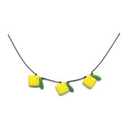 Glass Lemon Necklace