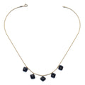 Glass Black Olive Necklace
