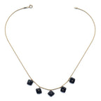 Glass Black Olive Necklace
