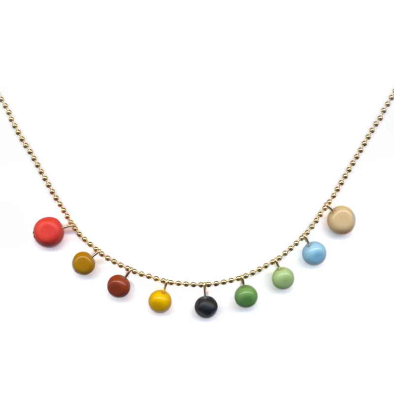 Glass Jawbreakers Necklace