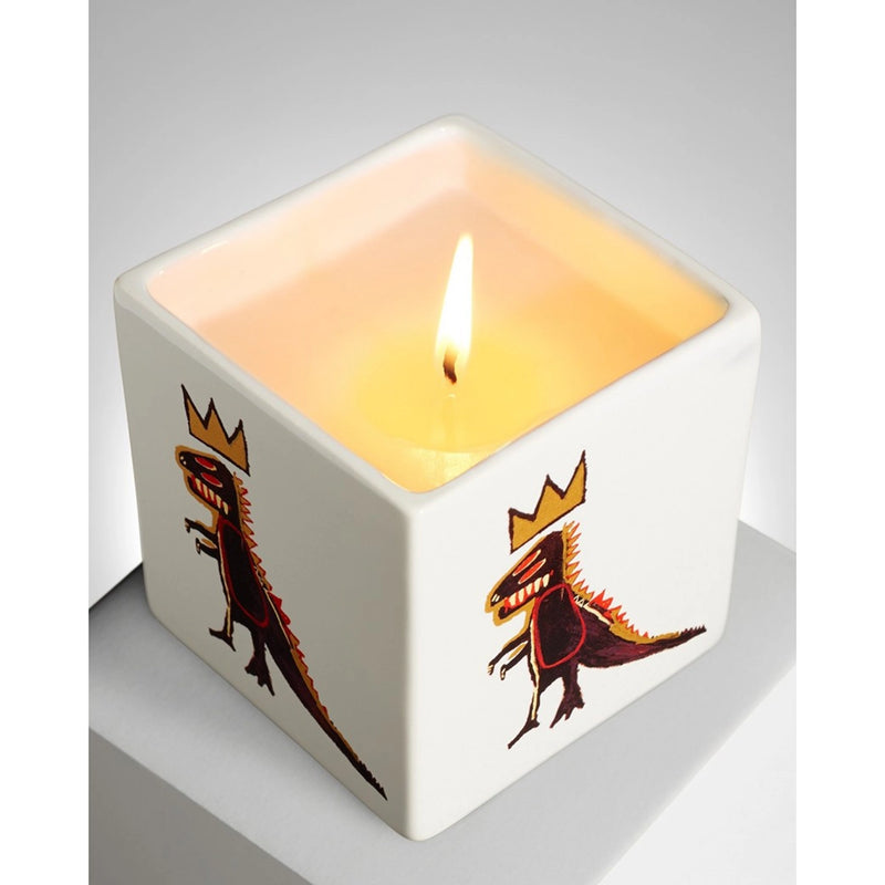 Basquiat Gold Dragon Square Candle