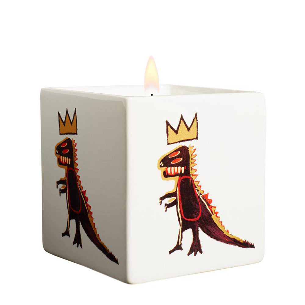 Basquiat Gold Dragon Square Candle