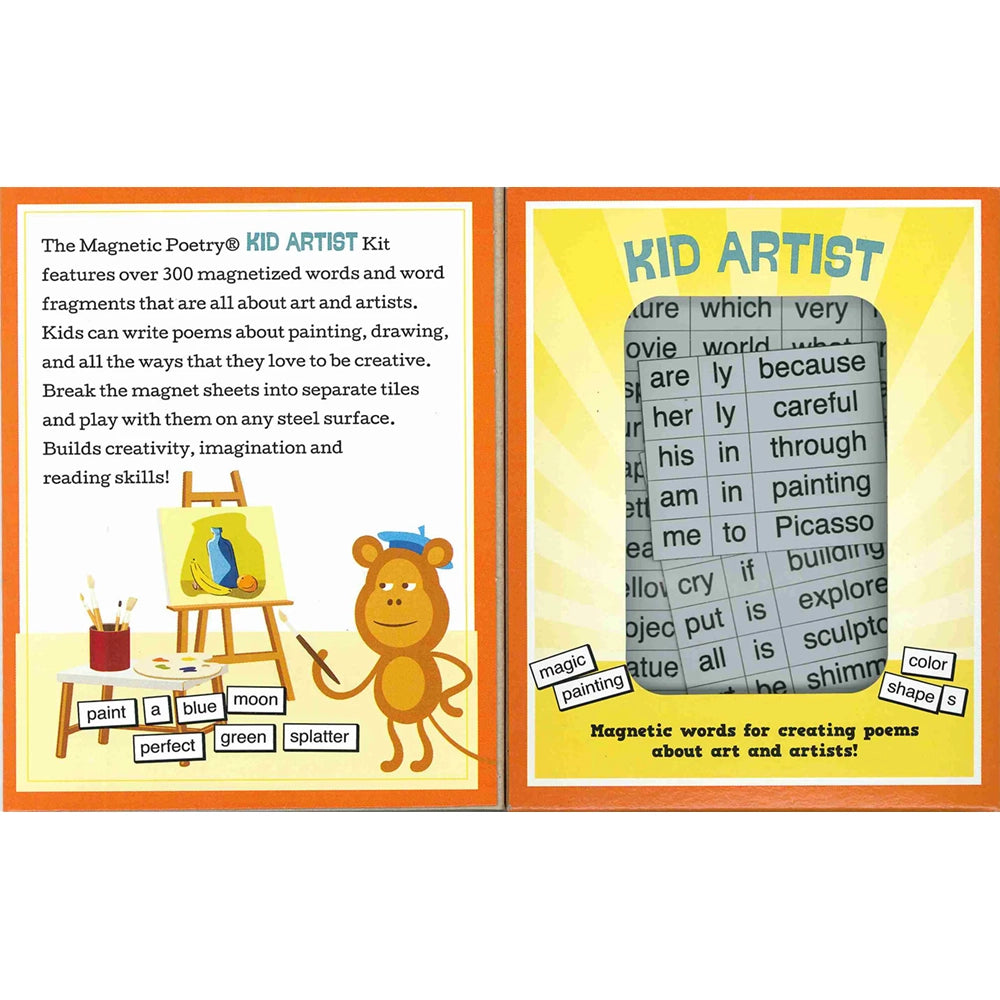 Kid Artist Magnetic Poetry Kit