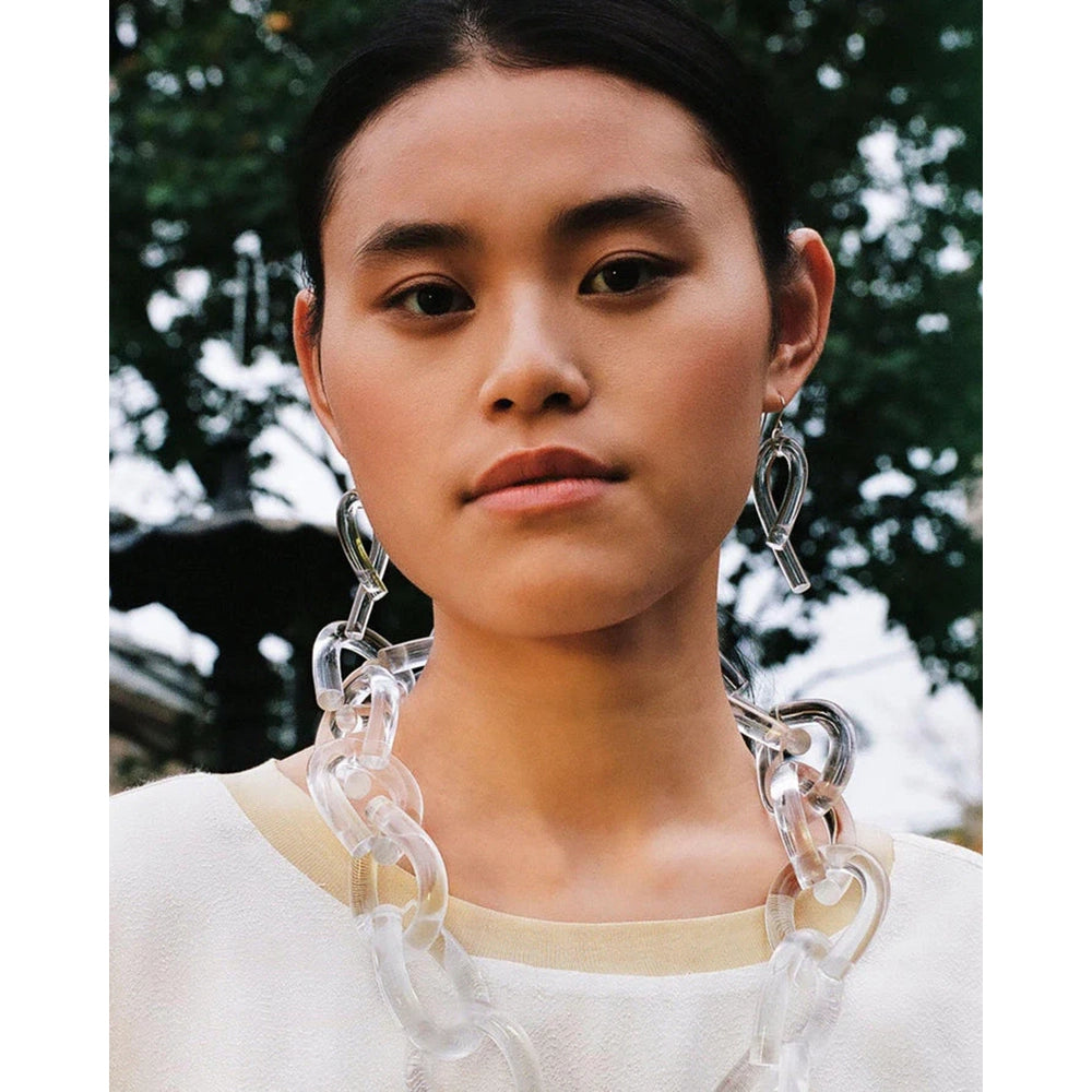Lucite Loop Earrings