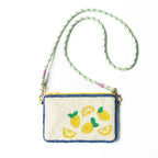 Lemons Beaded Clutch Purse