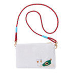Skiers Beaded Clutch Purse