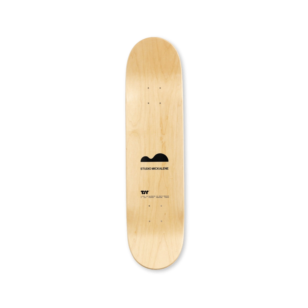 Mickalene Thomas Color Flower Pattern Skate Deck