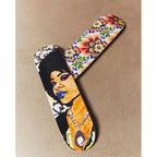 Mickalene Thomas Color Flower Pattern Skate Deck
