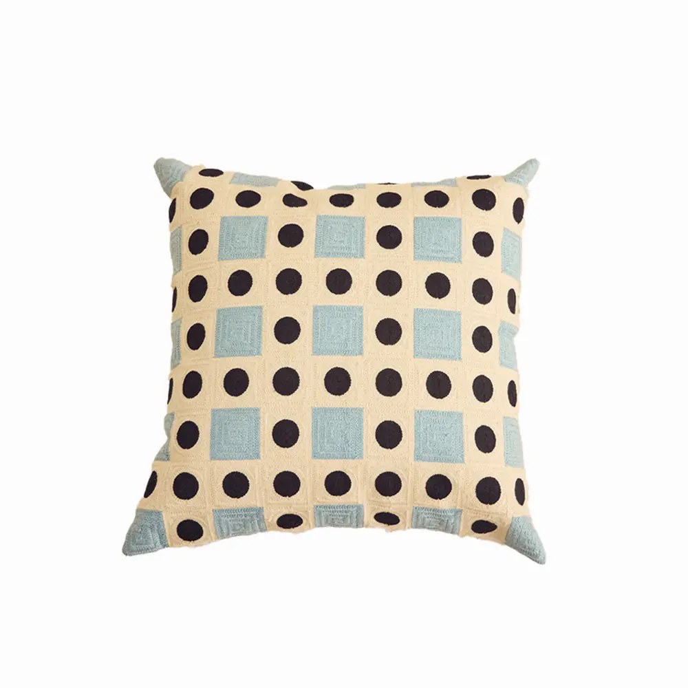 Dusen Dusen Embroidered Rivet Pillow